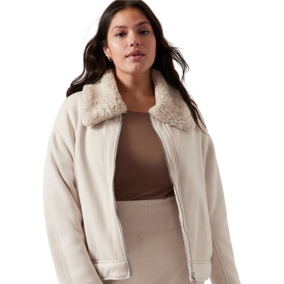 Ahletha Jackets & Blazers - ⭐️Women's Athleta Westbound Sherpa Jacket NWT, Size M
